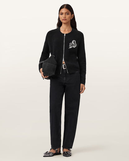 AllSaints Jaqueline Allsaints Bomber Women's Black Women's