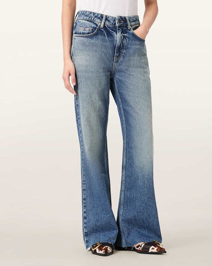 AllSaints Ember Flared Denim Jeans Women's Vintage Indigo Women's