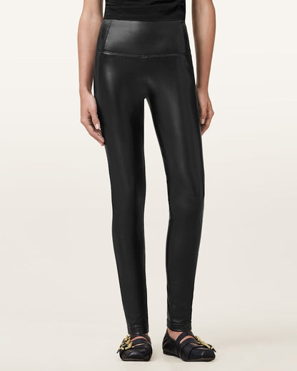 AllSaints Cora High Rise Faux Leggings Women's Black Women's
