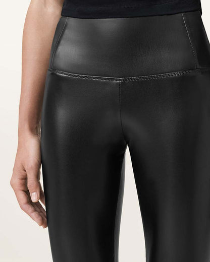 AllSaints Cora High Rise Faux Leggings Women's Black Women's