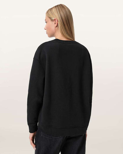 AllSaints Sprinkle Oversized Etta Sweatshirt Women's White Women's