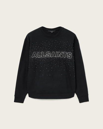AllSaints Sprinkle Oversized Etta Sweatshirt Women's White Women's