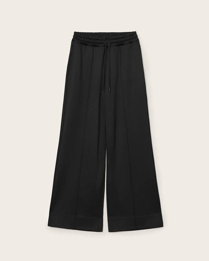 AllSaints Mirri Wide Leg Jersey Joggers Women's Black Women's