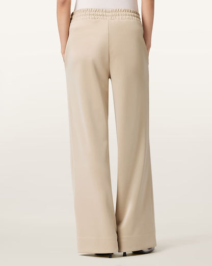 AllSaints Mirri Wide Leg Jersey Joggers Women's Black Women's