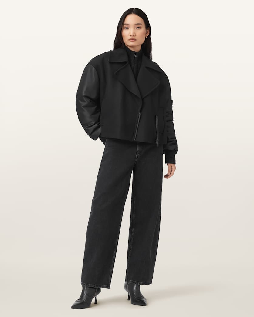 AllSaints Orla Wool Jacket Women's Black Women's