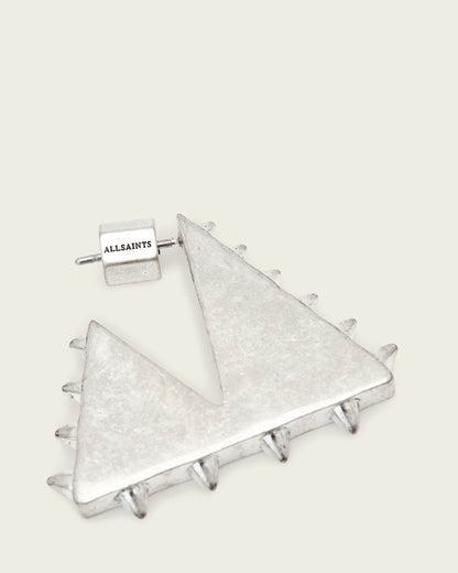 AllSaints Mae Spike Small Earrings Women's Warm Silver Women's