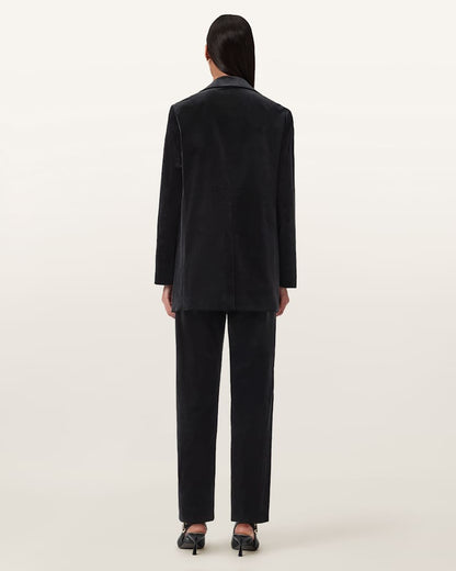 AllSaints Aleida Velvet Pants Women's Black Women's