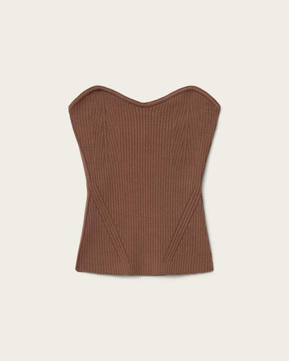 AllSaints Cruz Bandeau Slim Fit Top Women's Black Women's