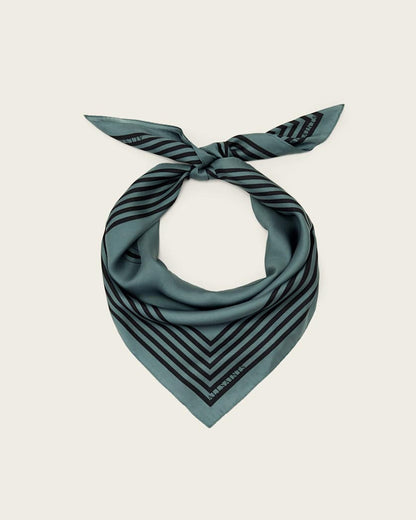 AllSaints Gothic Allsaints Silk Scarf Women's Steel Blue Women's