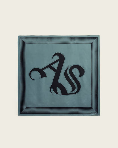 AllSaints Gothic Allsaints Silk Scarf Women's Steel Blue Women's