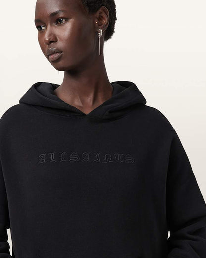 AllSaints Vision Etienne Oversized Hoodie Women's Black Women's
