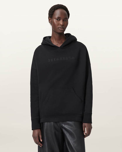 AllSaints Vision Etienne Oversized Hoodie Women's Black Women's