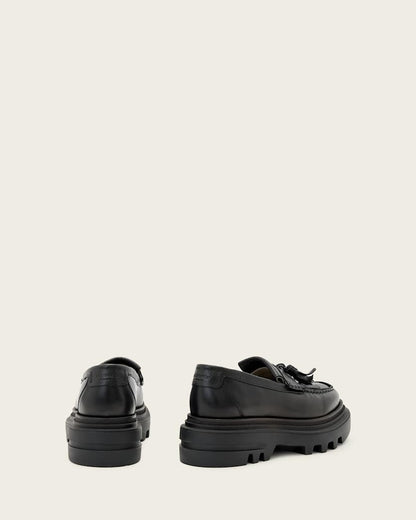 AllSaints Beth Tassel Loafers Women's Black Women's