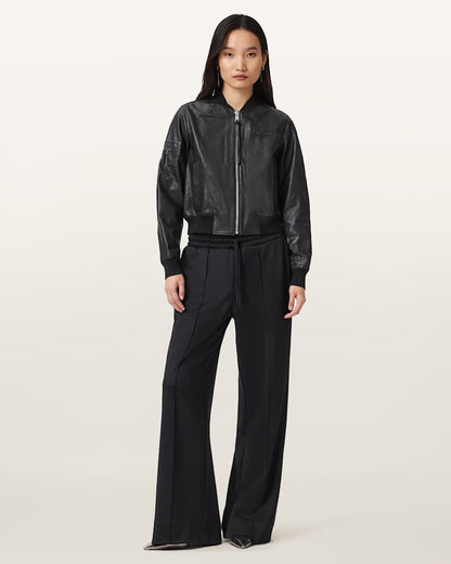 AllSaints Williams X Allsaints Orten Bomber Jacket Women's Black Women's