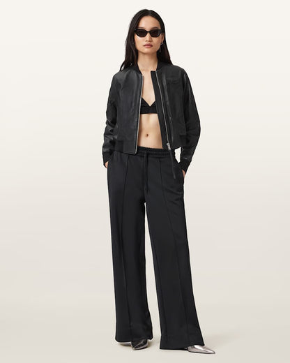 AllSaints Williams X Allsaints Orten Bomber Jacket Women's Black Women's
