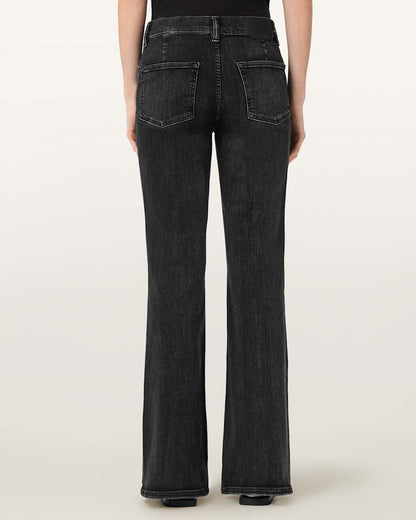 AllSaints Ember Stretch Denim Jeans Women's Washed Black Women's