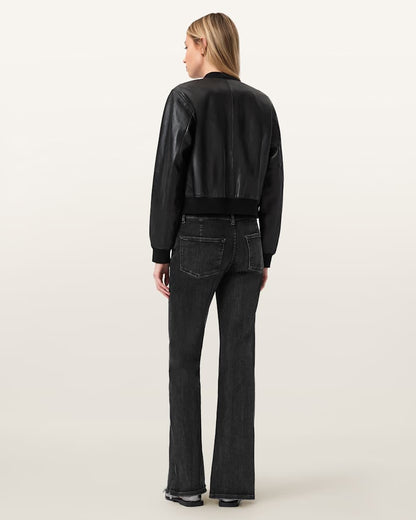 AllSaints Ember Stretch Denim Jeans Women's Washed Black Women's