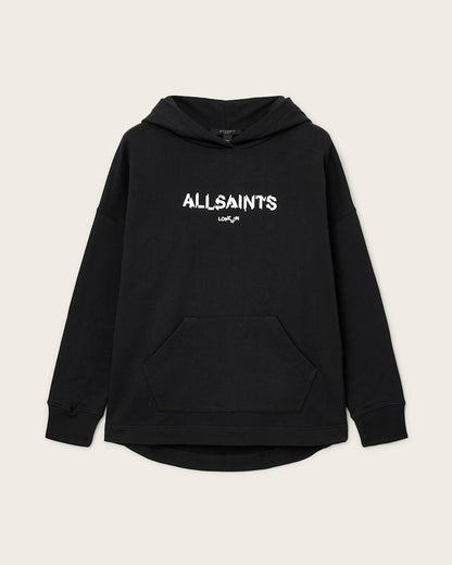 AllSaints Static Etienne Overzied Hoodie Women's Black Women's