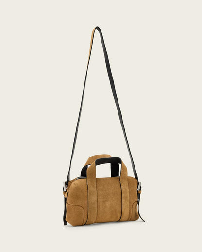 AllSaints Ares Compact Suede Crossbody Women's Biscuit Brown Women's