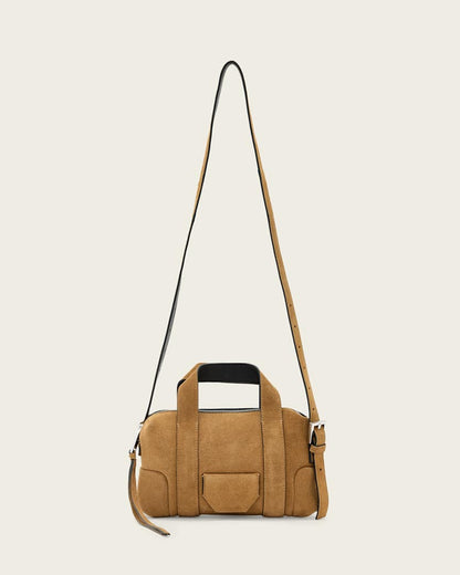 AllSaints Ares Compact Suede Crossbody Women's Biscuit Brown Women's