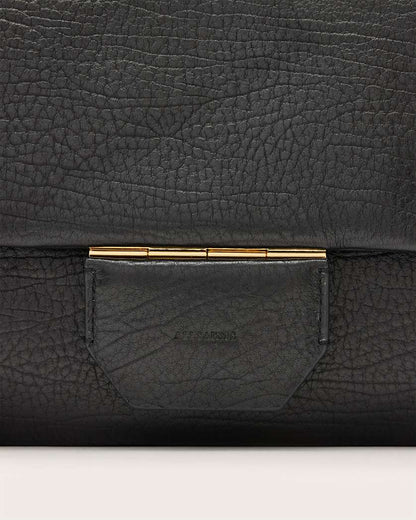 AllSaints Ondine Grain Leather Shoulder Bag Women's Black Women's