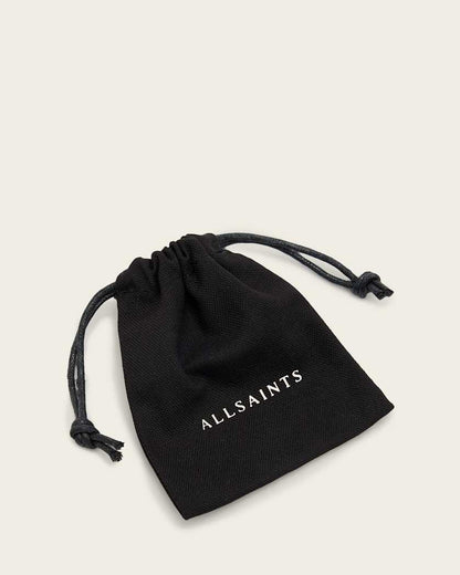 AllSaints Pearl Carabiner Clasp Necklace Women's Warm Brass/White Women's