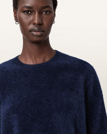 AllSaints Rebel Cashmere Sweater Women's Midnight Blue Women's