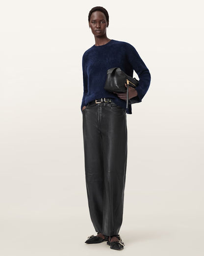 AllSaints Rebel Cashmere Sweater Women's Midnight Blue Women's