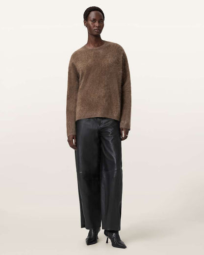 AllSaints Rebel Cashmere Sweater Women's Midnight Blue Women's