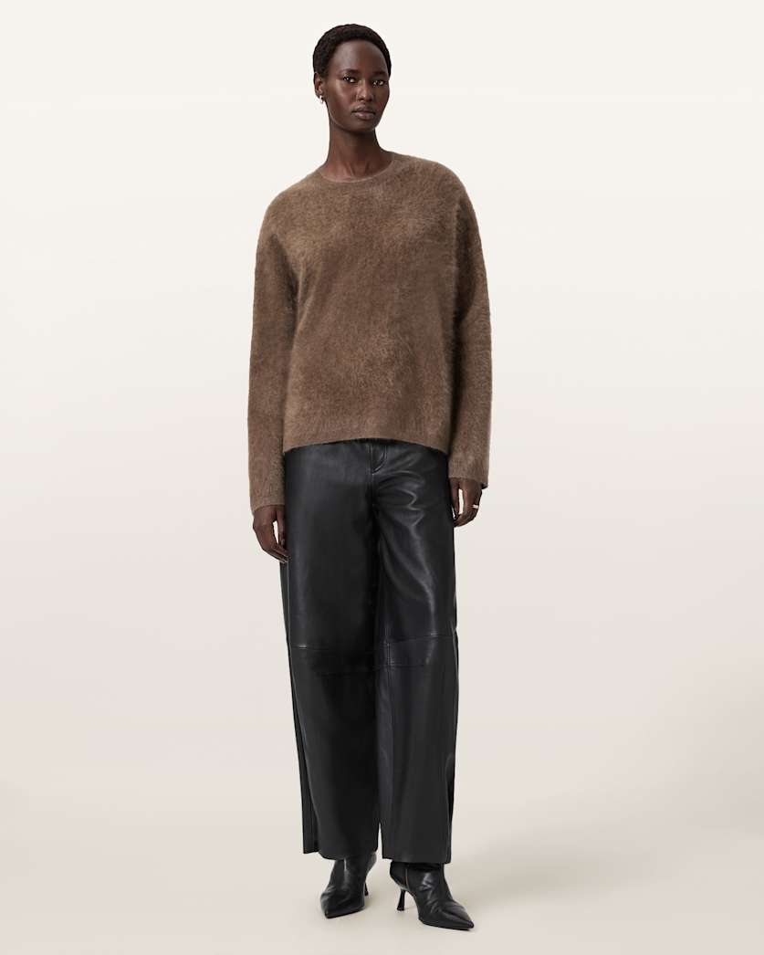 AllSaints Rebel Cashmere Sweater Women's Midnight Blue Women's