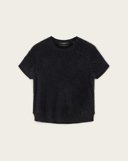 AllSaints Rebel Cashmere T Shirt Women's Black Women's