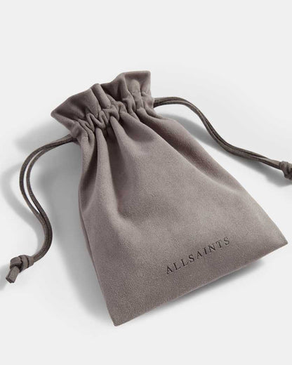 AllSaints Ria Mini Stud Sterling Silver Necklace Women's Warm Silver Women's