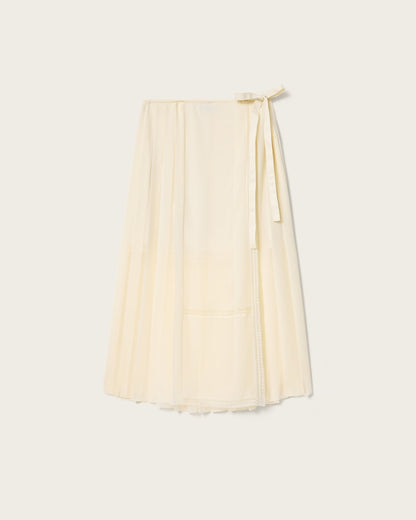 AllSaints Clover Wrap Maxi Skirt Women's Khaki Green Women's