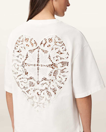 AllSaints Esme Amelie Oversized T Shirt Women's Black Women's