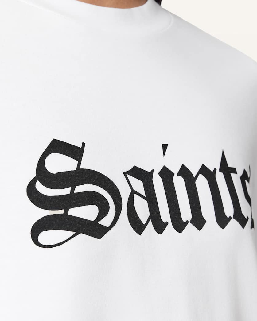 AllSaints Saint Amelie Oversized T Shirt Women's Optic White Women's