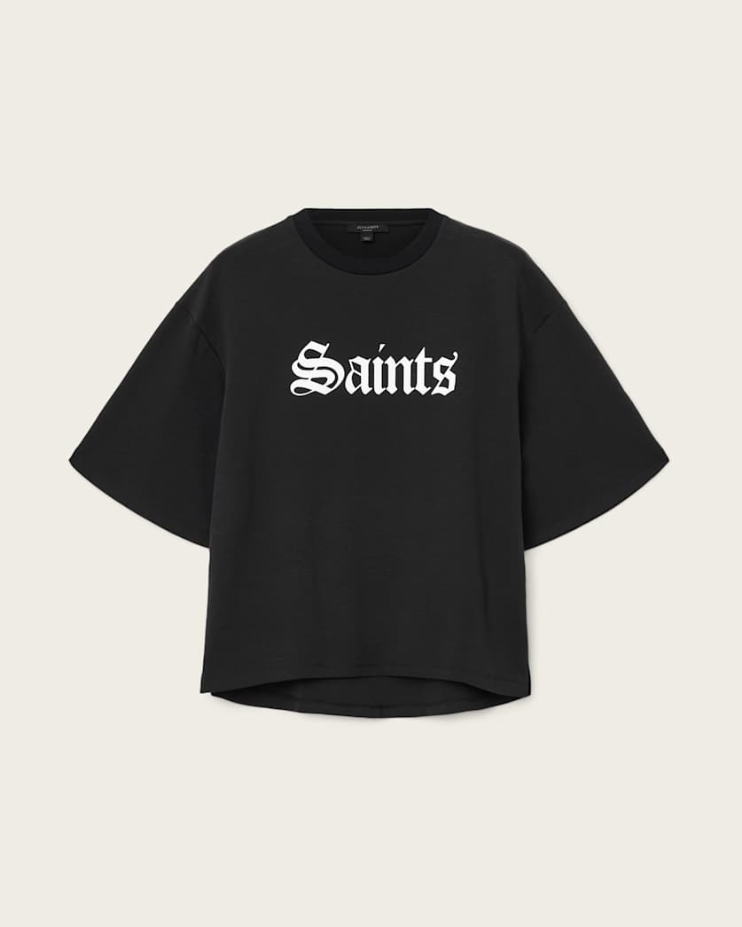 AllSaints Saint Amelie Oversized T Shirt Women's Optic White Women's