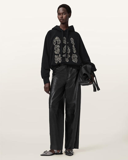 AllSaints Ella Oversized Talon Hoodie Women's Black Women's