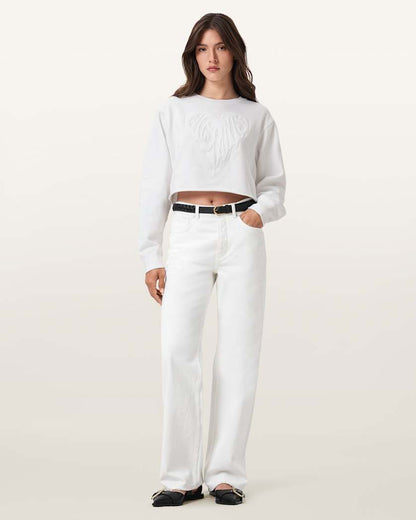 AllSaints Trip Nevarre Sweatshirt Women's White Women's