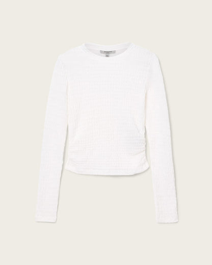 AllSaints West Long Sleeve Top Women's White Women's
