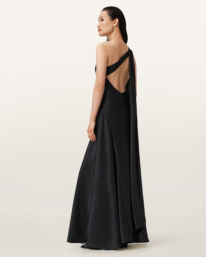 AllSaints Monica Evening Maxi Dress Women's Black Women's