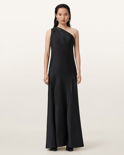 AllSaints Monica Evening Maxi Dress Women's Black Women's
