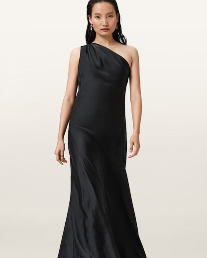 AllSaints Monica Evening Maxi Dress Women's Black Women's