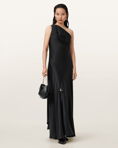AllSaints Monica Evening Maxi Dress Women's Black Women's