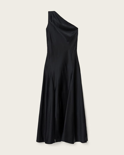 AllSaints Monica Evening Maxi Dress Women's Black Women's