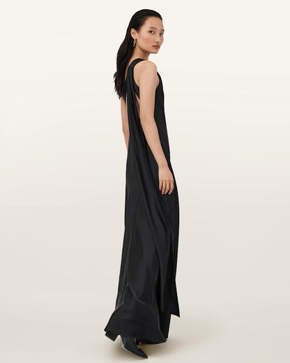 AllSaints Monica Evening Maxi Dress Women's Black Women's