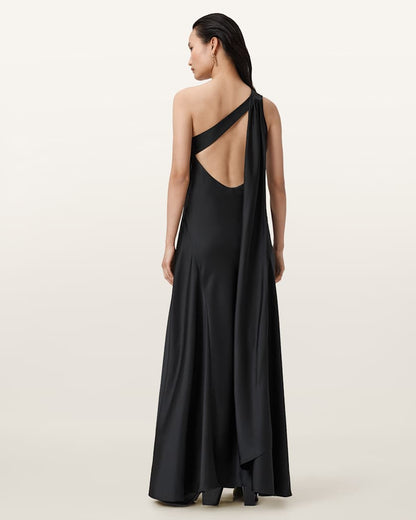 AllSaints Monica Evening Maxi Dress Women's Black Women's