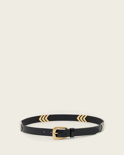 AllSaints Suki Leather Belt Women's Black/Multi Women's