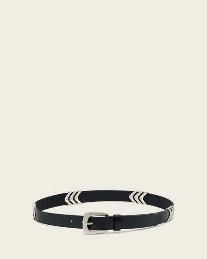 AllSaints Suki Leather Belt Women's Black/Multi Women's