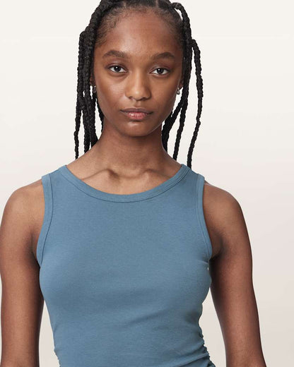 AllSaints Katarina Boat Neck Slim Fit Tank Top Women's Optic White Women's