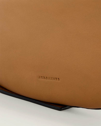 AllSaints Luna Slouchy Leather Crossbody Bag Women's Toffee Brown Women's